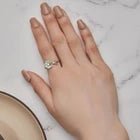 925 Sterling Silver Daisy & Bee Adjustable Ring – Dainty Floral Stackable Ring for Women