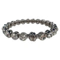 Chico’s Silver-Tone Clear Crystal Bracelet – Magnetic Statement Jewellery for Women