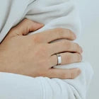 Personalised Handwriting Ring – Custom Signature or Name Band in Gold or Silver