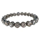 Chico’s Silver-Tone Clear Crystal Bracelet – Magnetic Statement Jewellery for Women