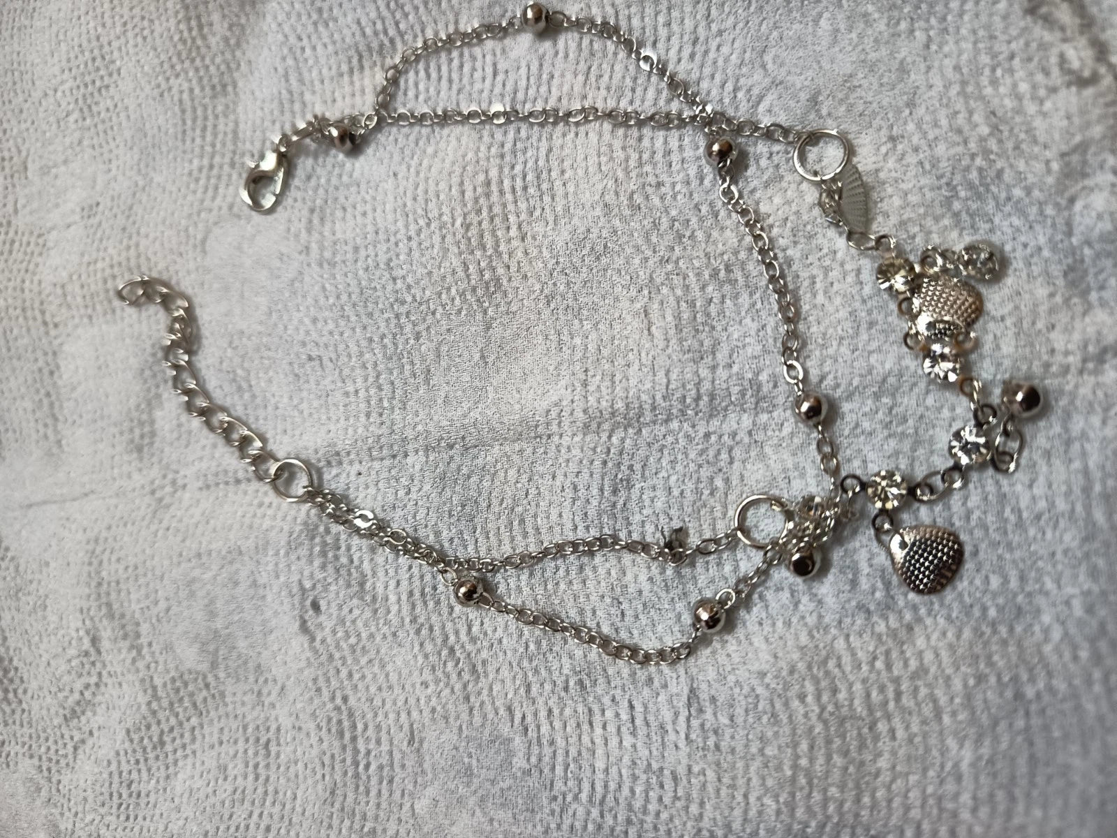 Share Accessories For Women Silver Color Anklet Cute Love Gift