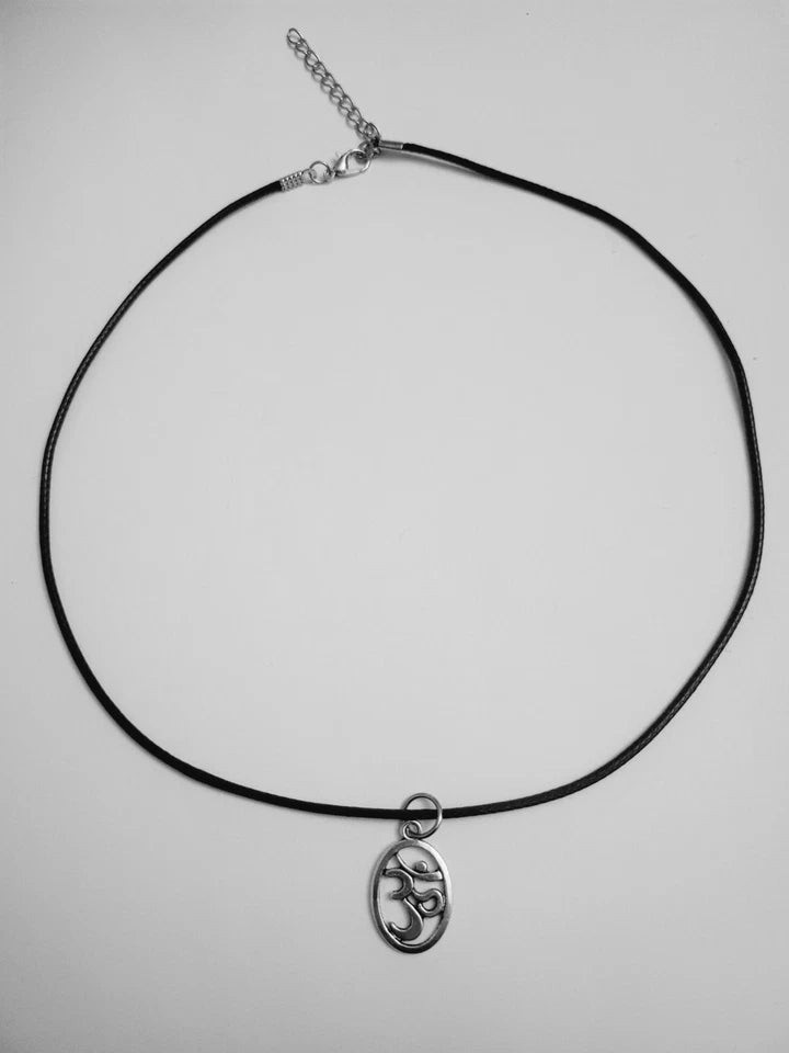 Adjustable Faux Leather Cord Choker Necklace – Choose Your Charm