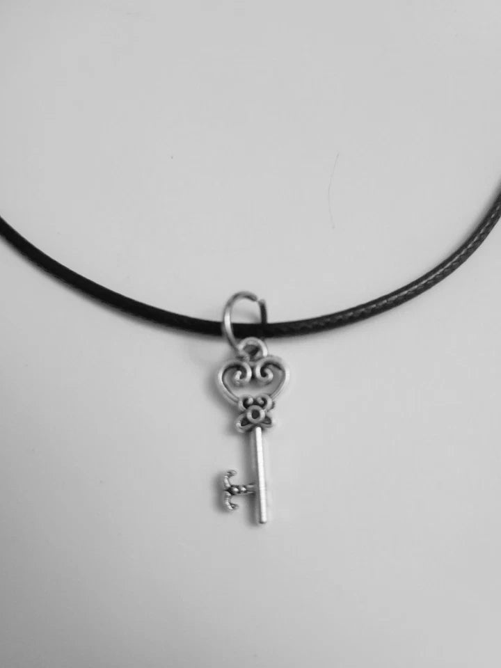 Adjustable Faux Leather Cord Choker Necklace – Choose Your Charm