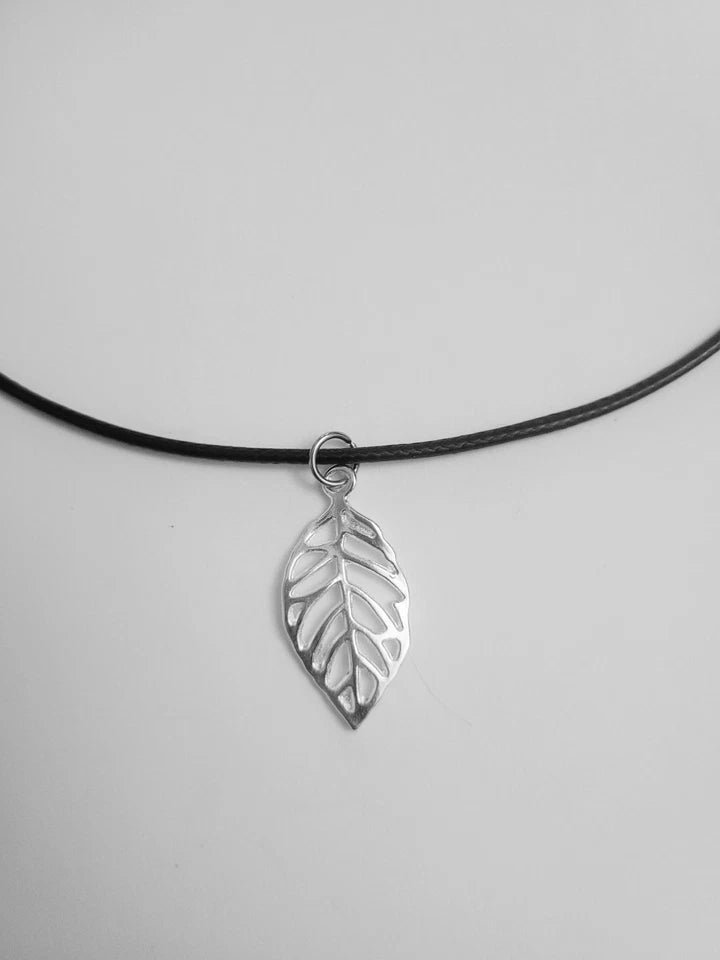 Adjustable Faux Leather Cord Choker Necklace – Choose Your Charm