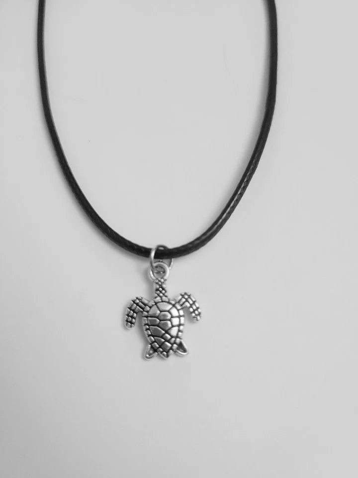 Adjustable Faux Leather Cord Choker Necklace – Choose Your Charm